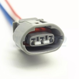TRIMAUTO For 1996-2001 Toyota Camry 3-Pin Alternator Connector Pigtail Plug - 27060-03060