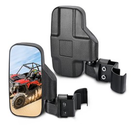Frokom UTV Side Mirror, UTV Mirrors Fit Pro-Fit Cage Compatible with Polaris Ranger 570 900 XP 1000 2015-2023 General 1000,Can Am Defender Maverick Trail,Breakaway and 360 degree Adjustable mirrors