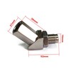 Akozon Oxygen Sensor Adapter, 45° Angled Oxygen Sensor Extender Spacer