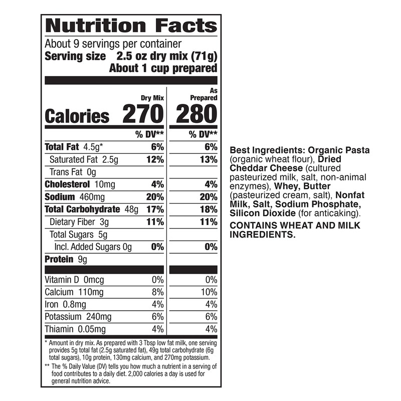 Annie's Shells and White Cheddar Mac and Cheese with Organic