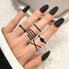 ONESING 18 Pcs Knuckle Rings for Women Stackable Rings Sets
