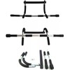 NEW Steel Pull Up/Chin Up Bar Adjustable Power Black For