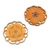 iplusmile 1set Thickened Bamboo Lotus Shape Creative Home Decor Protects