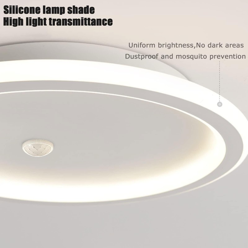 Modern LED Ceiling Light With Motion Sensor, Movement Sensor Ceiling