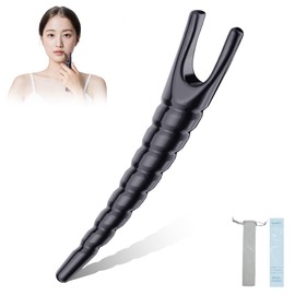Beauty Casaver, Crimping Plate, Scalp, Face Line, Neck, Eyes, Body, Pores, Refreshing Morning, Relaxing Before Bedtime (Black)