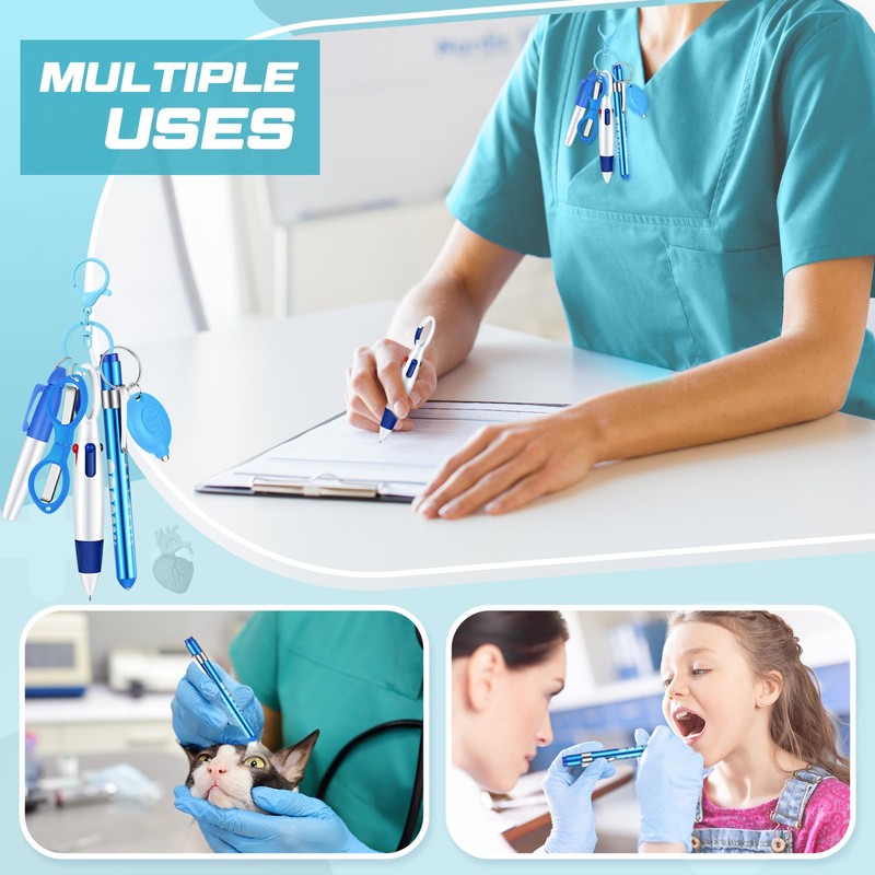 MotiMind 6 Pcs Nurse Pen Set Include Permanent Marker Pen