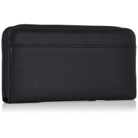 Ben Davis BDW-9194S Men's Long Wallet, Round Zipper, Synthetic Leather, Black
