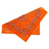 WKG Bandana, Paisley, Made in Japan, Cotton Handkerchief, orange