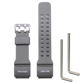 Natural Resin Replacement Watch Strap Compatible with Casio GWG-100 GG-1000 GSG-100 Mudmaster Rubber Sports Waterproof Watch band