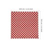 100 Sheets Red and White Checkered Dry Waxed Deli Paper