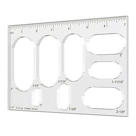 Router Jig Template Templates for Woodworking Router Tool Oval Key Inlay Template Decorative…