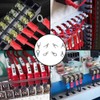 Kigauru 320 Pieces Bare Crimp Terminals, Round Terminals, RNB Model,