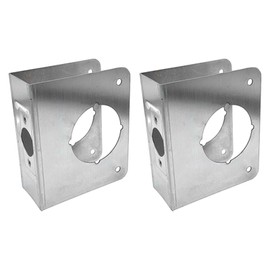 Fenteer Lock and Door Reinforcer 2-1/8" Single Bore, 2-3/8" Backset Rustproof Premium Sturdy Easy to Install for 1-3/4" Thick Doors
