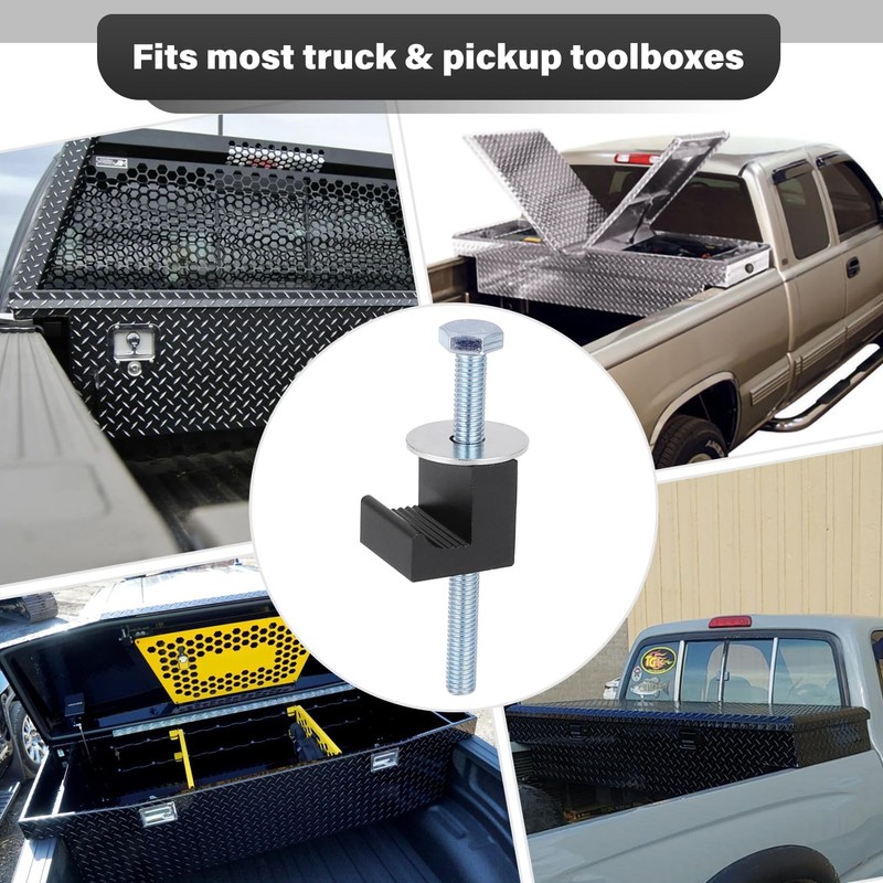 AFEISOL Truck Tool Box Mounting Kit for Pickup Truck Bed