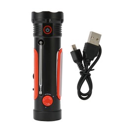 Solar Hand Crank Radio Portable SOS Alarm AM FM WB Flashlight 3 Way Powered 2600mAh Emergency Weather Radio for Camp Hike