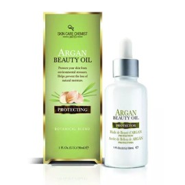 Skin Care Chemist Argan Beauty Oil - Protection Smoothing Formula 1 oz.  NEW