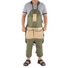 Gardening Apron Green Khaki 600D Oxford Fabric Multiple Pockets Durable