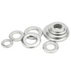 Junter M3 200pcs A2 Stainless Steel Normal Flat Washer DIN125