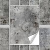 GRAZDesign Fliesenaufkleber Bad & Küche Graustein Optik Textur Klebefliesen selbstklebend