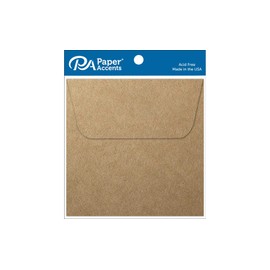 Envelope 4.5x4.5 8pc Brown Bag