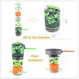 Fire Maple Star X2 Camping Pot Camping Kitchen Cooking System (Green)