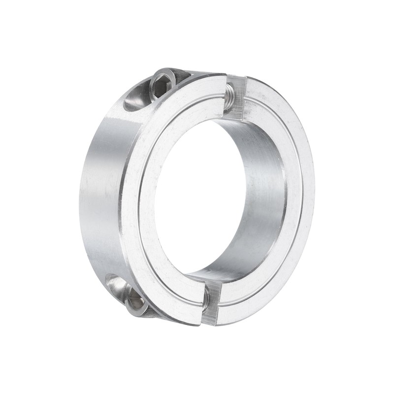 sourcing map Double Split Clamp-On Shaft Collar for 1-3/4" Shaft,