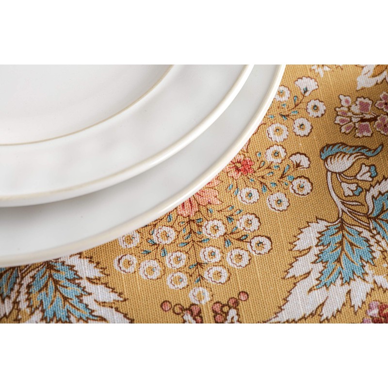 Maison d' Hermine Tablecloth 100% Cotton Table Cover Decorative Washable