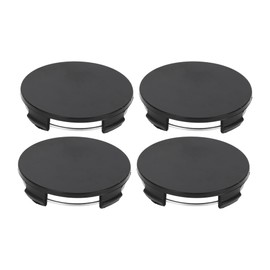 Hihaha Wheel Center Caps Hub Caps Rim Center Caps Wheel Caps Hubcap Center Covers Durable and Stylish Plastic OD: 65mm/2.56" 1Pc Black for Ford