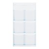 Saki Wall Pocket, Clear, Size: W11.8 x H22.6 inches (300