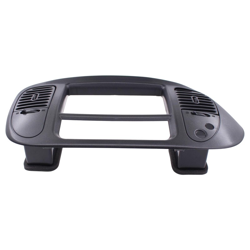 MOTOKU Black Center Dash Radio Air Vent Climate Panel Bezel