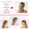 3 PCS rhinestone sparkling crystal flower metal hair clip suitable