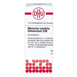 DHU Mercurius solubilis Hahnemanni C30 Spreading Balls 10 g Globules