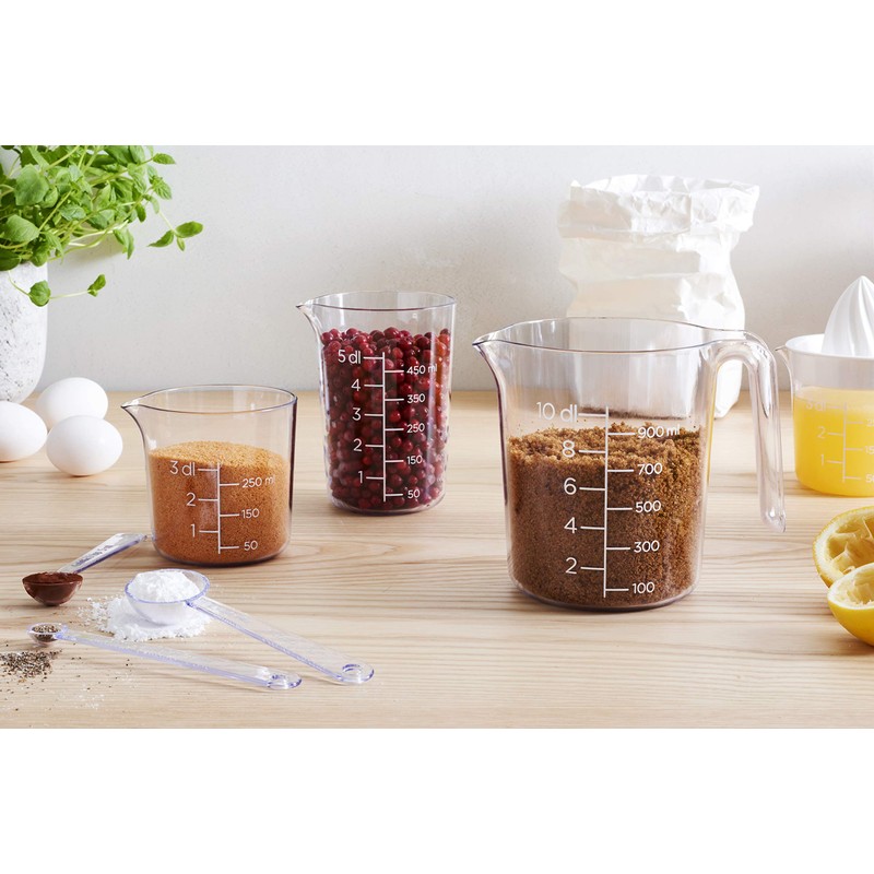GastroMax Measuring Cup 0.5 L with ml Scale Durable SAN