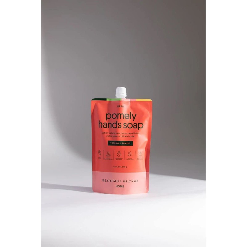Blooms & Blends Home, Pomely Hands Soap, Jabon natural para