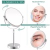Nicesail 19 Inch Tall Makeup Mirror with 10X Magnification, Make
