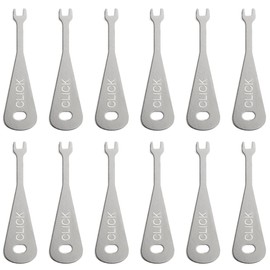 Emergency Light Test Fish Key 12 Pack, Mellbree Click Fish Key Set for Emergency Lighting Test