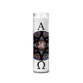 Gifts by Lulee, LLC Paschal Candle Resurrection 2021 One Glass Candle