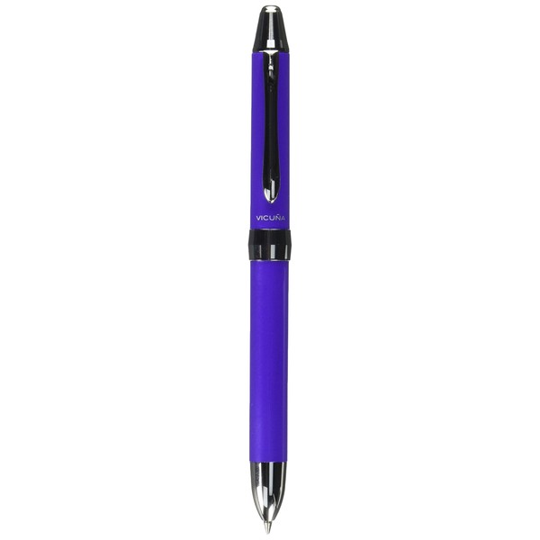 Pentel Multi Function Pen Vicuna Ex, Fine Ballpoint and 0.5mm Mechanical Pencil, Violet (BXW1375V)