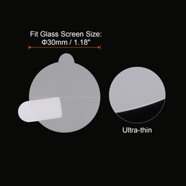 sourcing map Protective Films 30 mm Soft TPU Anti-Fingerprint HD Smartwatch Pack of 5