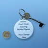 Letter R Short Chain Keyring Bottle Opener