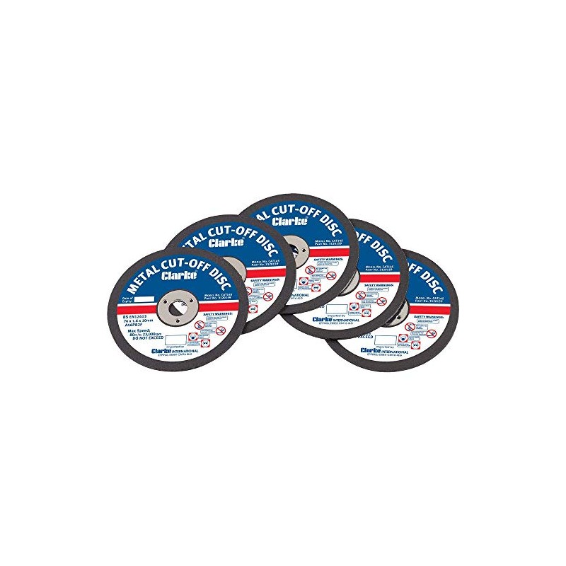 Clarke CAT145 3” Pack Of 5 Cutting Discs