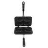 Taiyaki Frypan 4 Grids Non Stick Double Sided with Black