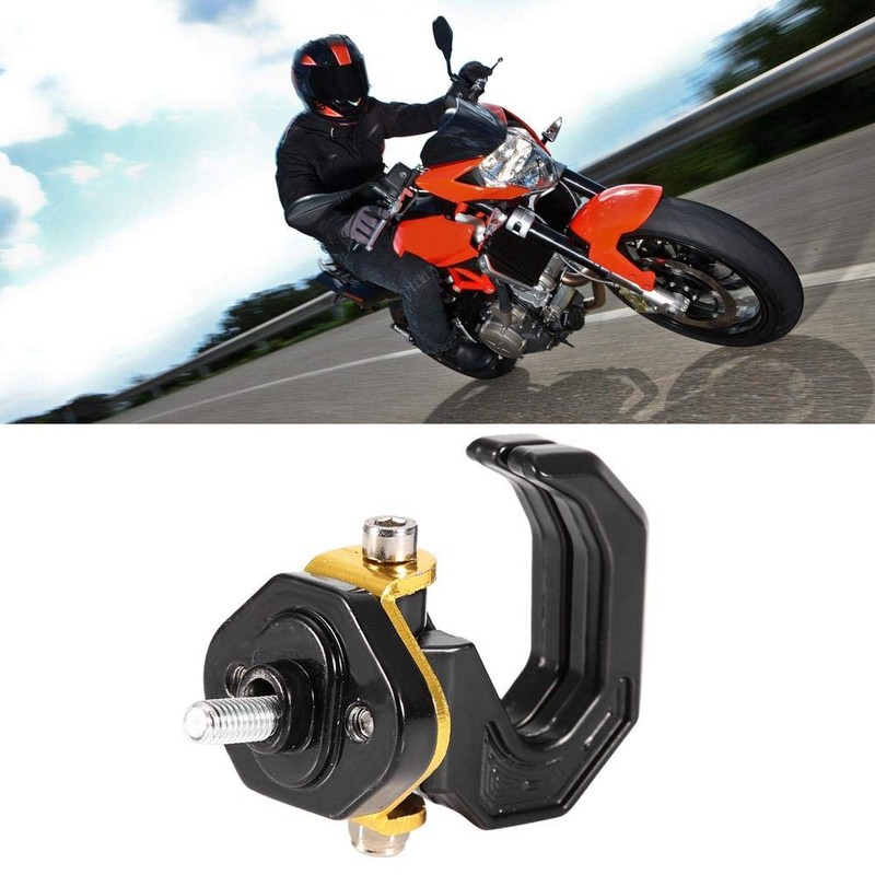 Qiilu Handle Hook, Motorcycle Hook, Aluminum Material, Universal Use, Motorcycle