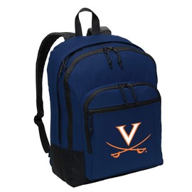 Classic University of Virginia Backpack Medium UVA Backpack Laptop Sleeve