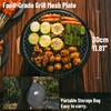 Naturehike Charcoal BBQ Grill with Heat Proof Mat, 11.8 INCH