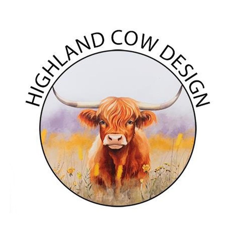 YöL 4 Highland Cow Placemats & 4 Coasters - Dining
