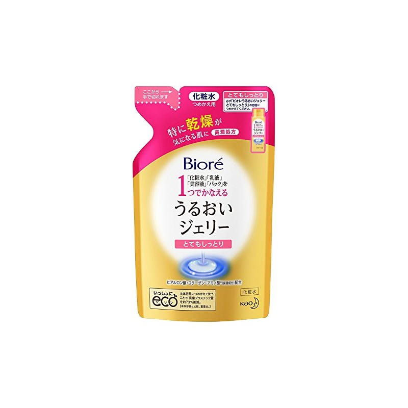 Kao Biore Moisturizing Jelly, Very Moist Refill, 5.3 fl oz