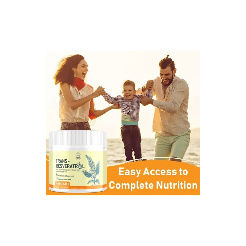 Trans Resveratrol 4000 Mg Nad Nicotinamida Quercetina Natura