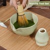 4pcs Matcha Whisk Set -Great Matcha Bowl and Bamboo Matcha