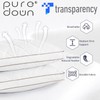 puredown® Goose Feathers and Down Pillow for Sleeping Gusseted Bed